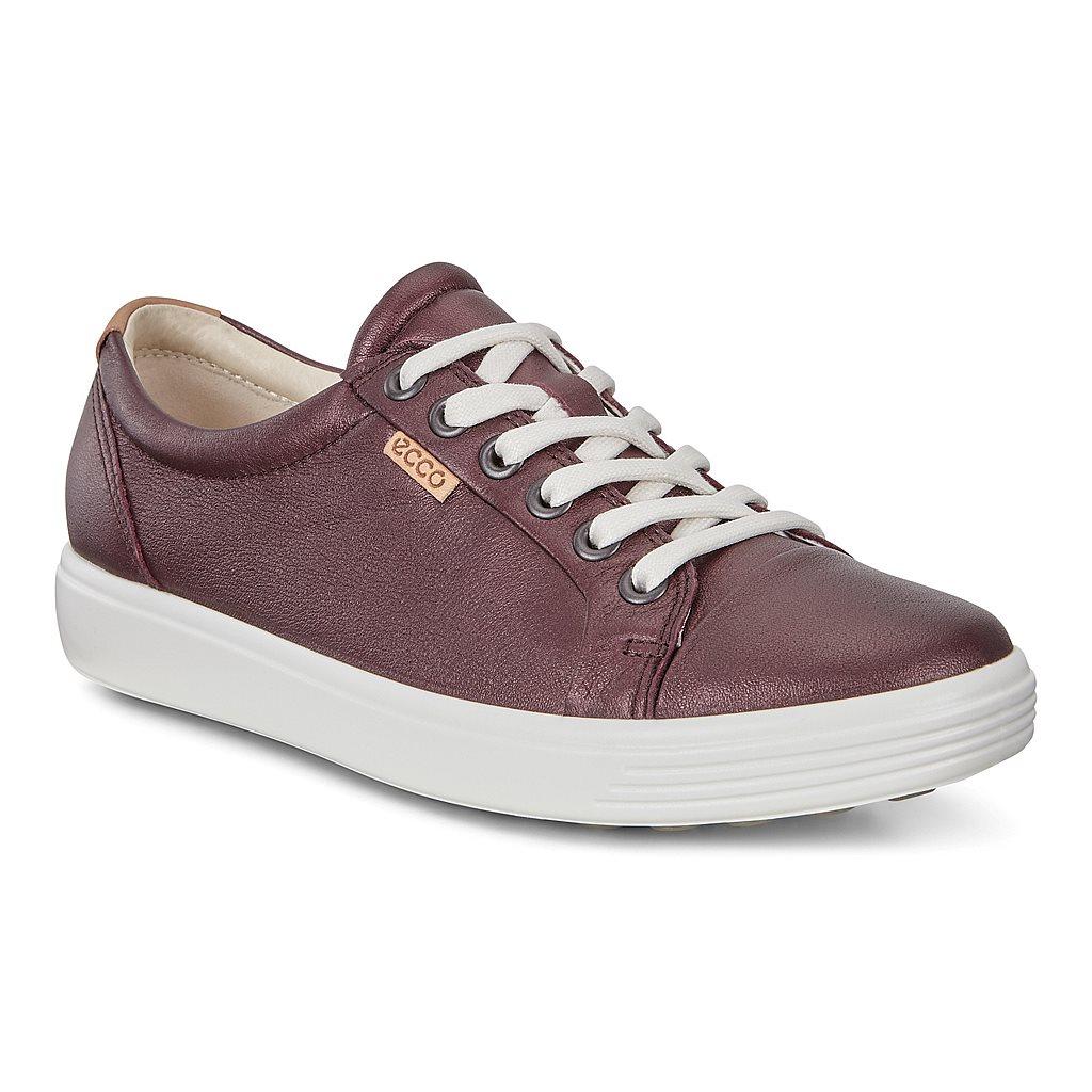 Baskets Ecco Soft 7 Femme Violette 4132-PRVFT